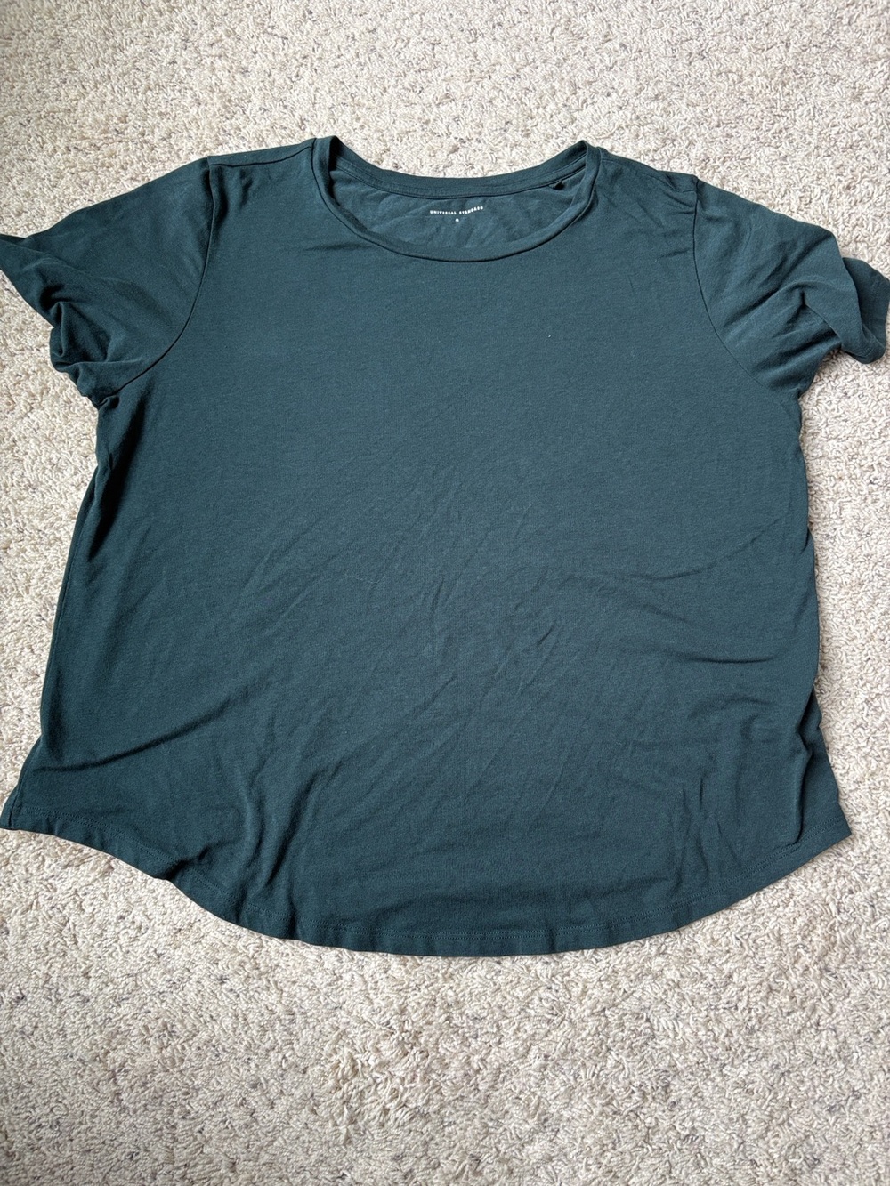 Universal Standard TRex Tee in dark green
